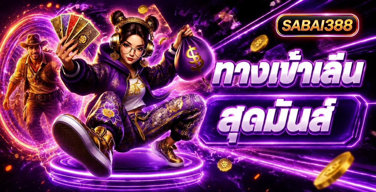 แบนเนอร์ทางเข้าเล่น SABAI388 โทนม่วง